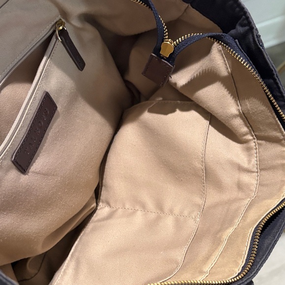 Talbots Dark Blue Tote Bag - Picture 4 of 6